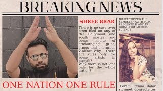 One Nation One Rule - Shree Brar